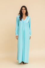 Load image into Gallery viewer, Lace trim nightdress
