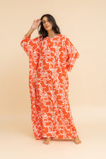 Load image into Gallery viewer, Abstract Butterfly Wide Kaftan
