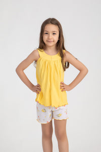 Girls Printed Pajama Short
