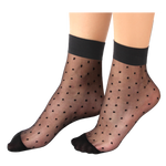 Load image into Gallery viewer, Women&#39;s Ankle-High Dots Jacquard-Knit Hosiery Socks
