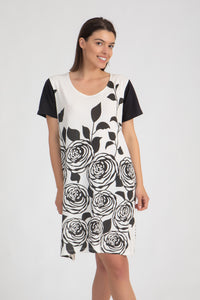 Monochrome Rose Loungedress