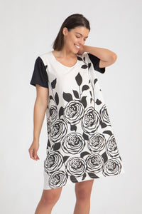 Monochrome Rose Loungedress