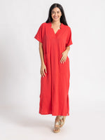 Load image into Gallery viewer, Short Sleeve Plain Homedress
