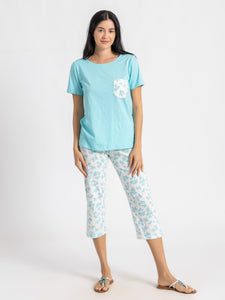 Short Sleeve Printed Pajama