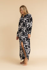 Load image into Gallery viewer, Floral strokes Long Sleeve HomeDress
