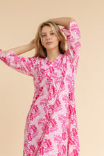 Load image into Gallery viewer, Long Sleeve Printed Homedress
