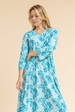 Load image into Gallery viewer, Long Sleeve Printed Homedress
