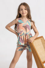 Load image into Gallery viewer, Girls All Over Print Short pajama
