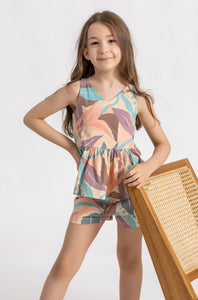 Girls All Over Print Short pajama