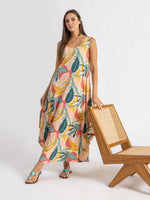Load image into Gallery viewer, All Over Print Cut Sleeve Dress
