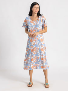 Short Sleeve Floral Nightie