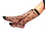 Load image into Gallery viewer, Women&#39;s Knee-High Flower Jacquard-Knit Hosiery Socks

