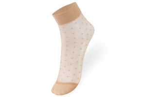 Women's Ankle-High Dots Jacquard-Knit Hosiery Socks