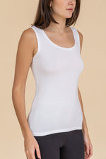 Load image into Gallery viewer, Women&#39;s Wide Strap 100% Cotton Tank Top Undershirt
