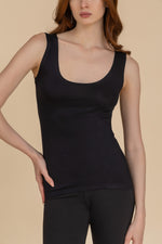 Load image into Gallery viewer, Women&#39;s Wide Strap Viscose Tank Top Undershirt
