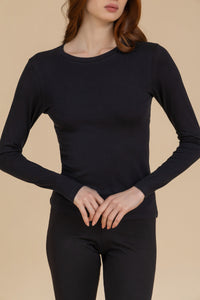 Women Long sleeve Cotton Lycra Top