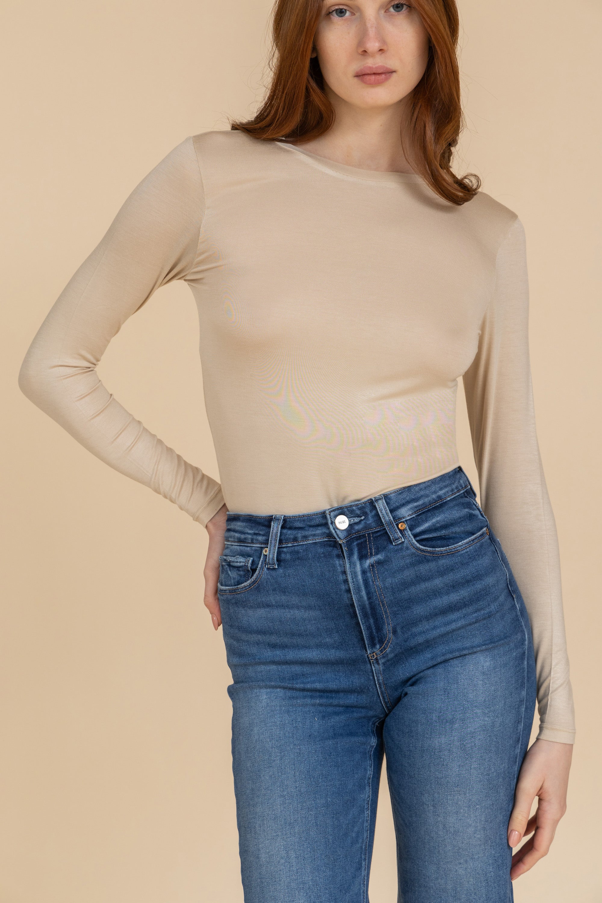 Women's Long Sleeve Viscose Top
