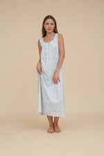 Load image into Gallery viewer, Cut Sleeve Floral Nightdress
