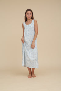 Cut Sleeve Floral Nightdress