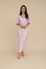 Load image into Gallery viewer, Short Sleeve Floral Nigthdress
