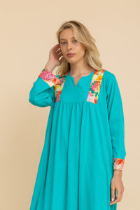 Khadeja Floral Trim Homedress