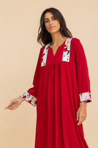 Khadeja Floral Trim Homedress