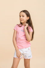 Load image into Gallery viewer, Girls Short Sleeve Printed Set
