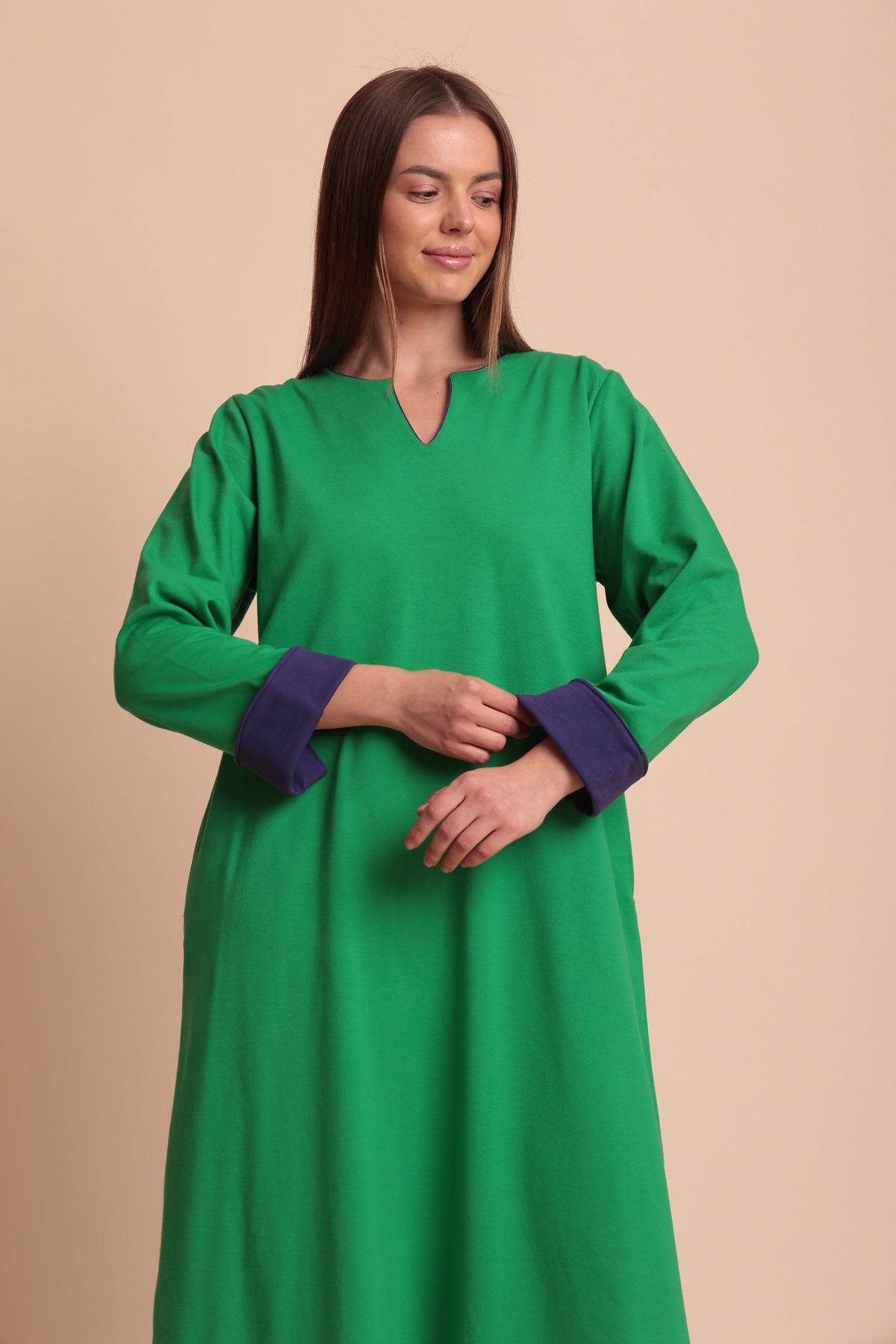 Wide Plain Homedress