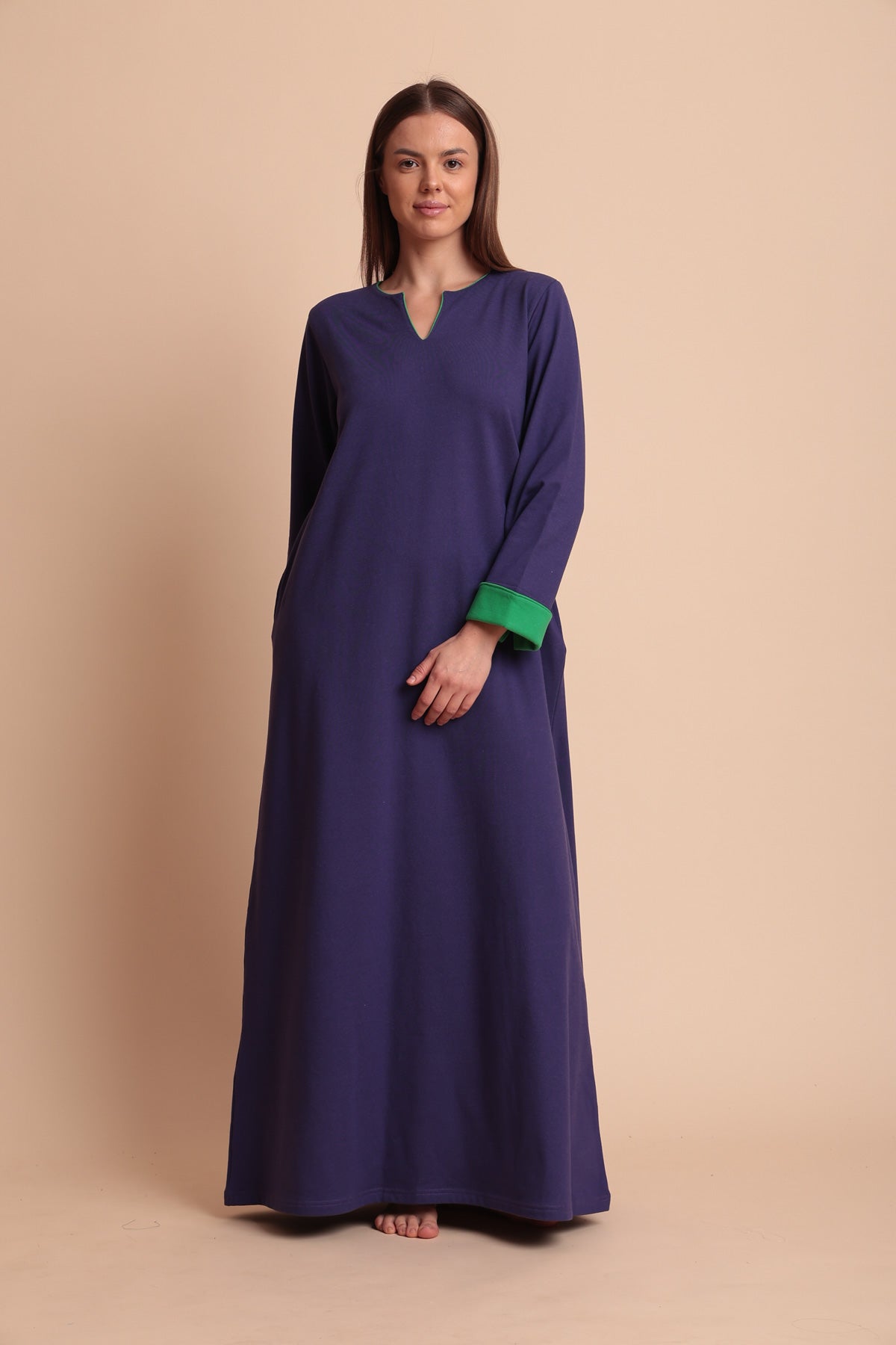 Wide Plain Homedress