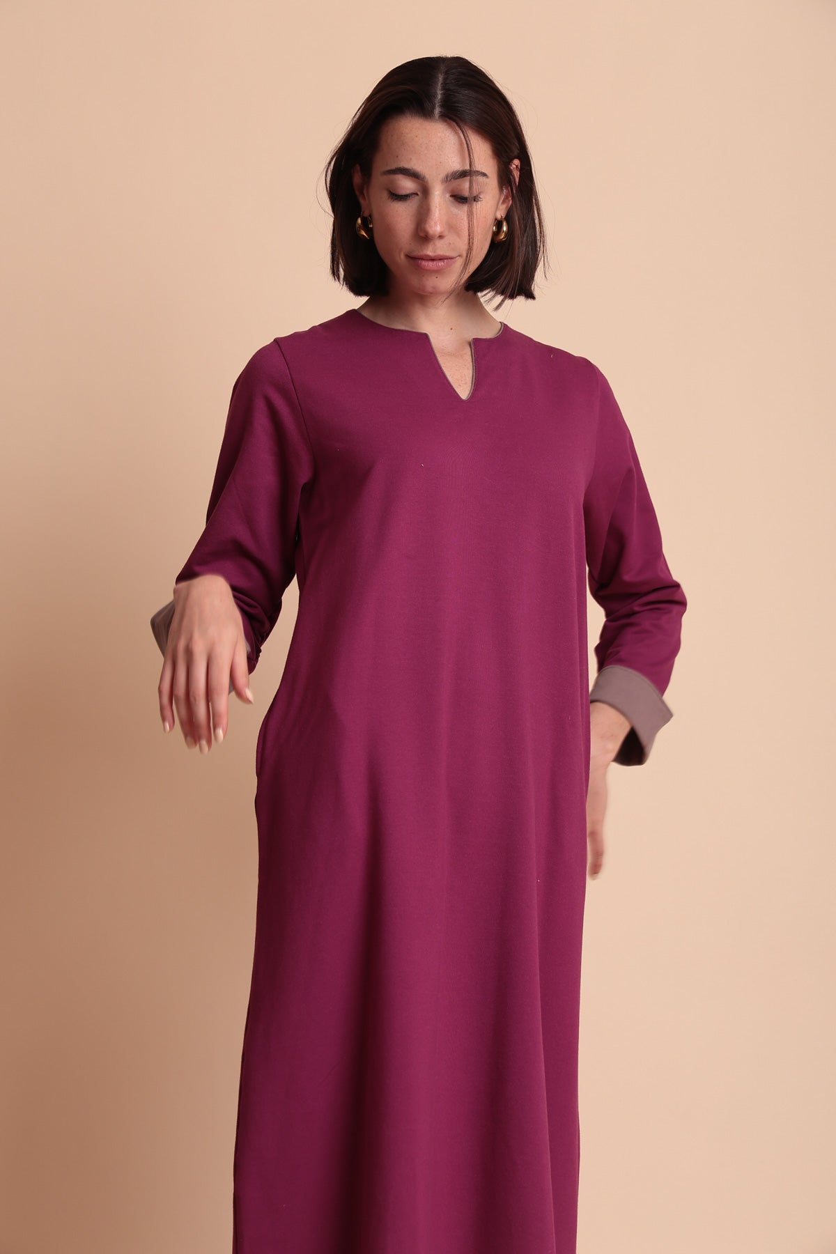 Wide Plain Homedress
