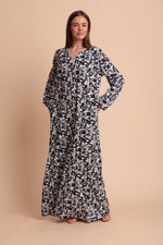 Load image into Gallery viewer, Long Sleeve Printed Nightdress
