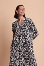 Load image into Gallery viewer, Long Sleeve Printed Nightgown
