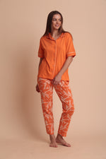 تحميل الصورة في عارض المعرض ، بيجاما مطبوع الورد
