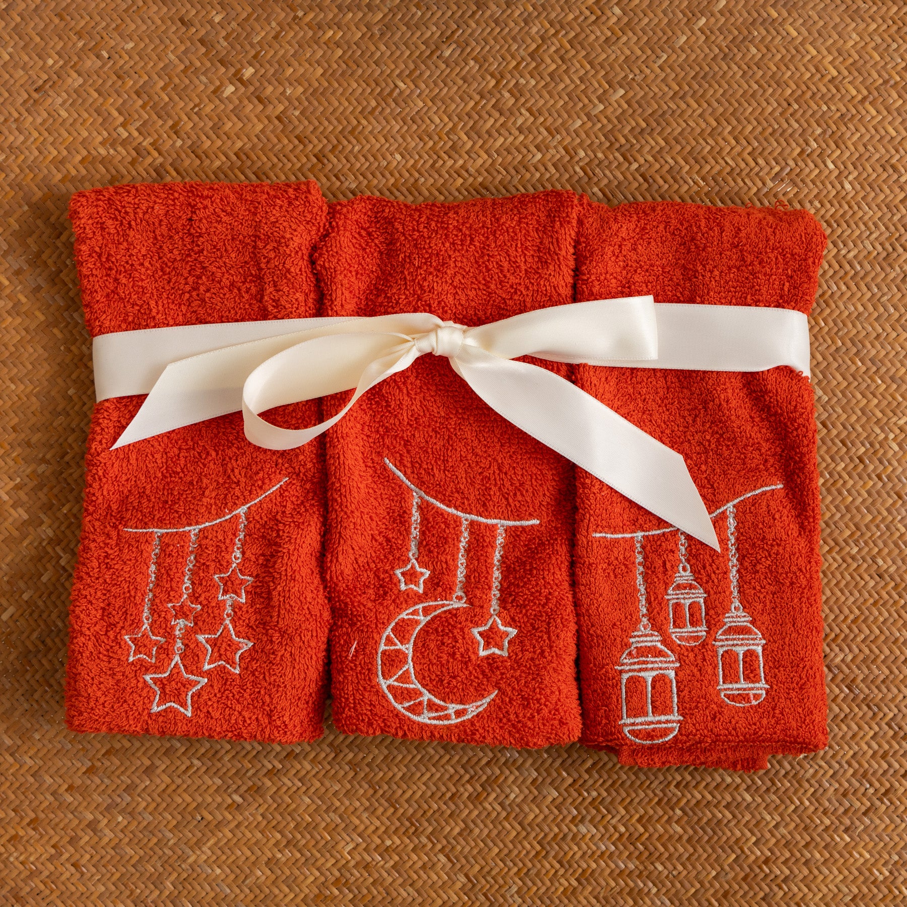 Ramadan Embroidery Towel Set 3 PCS
