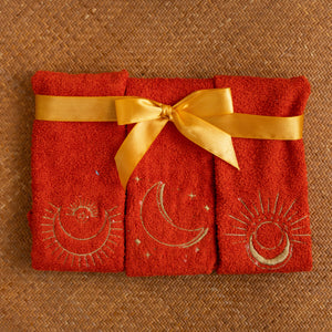 Ramadan Embroidery Towel Set 3 PCS