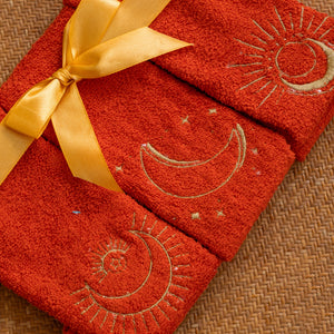 Ramadan Embroidery Towel Set 3 PCS