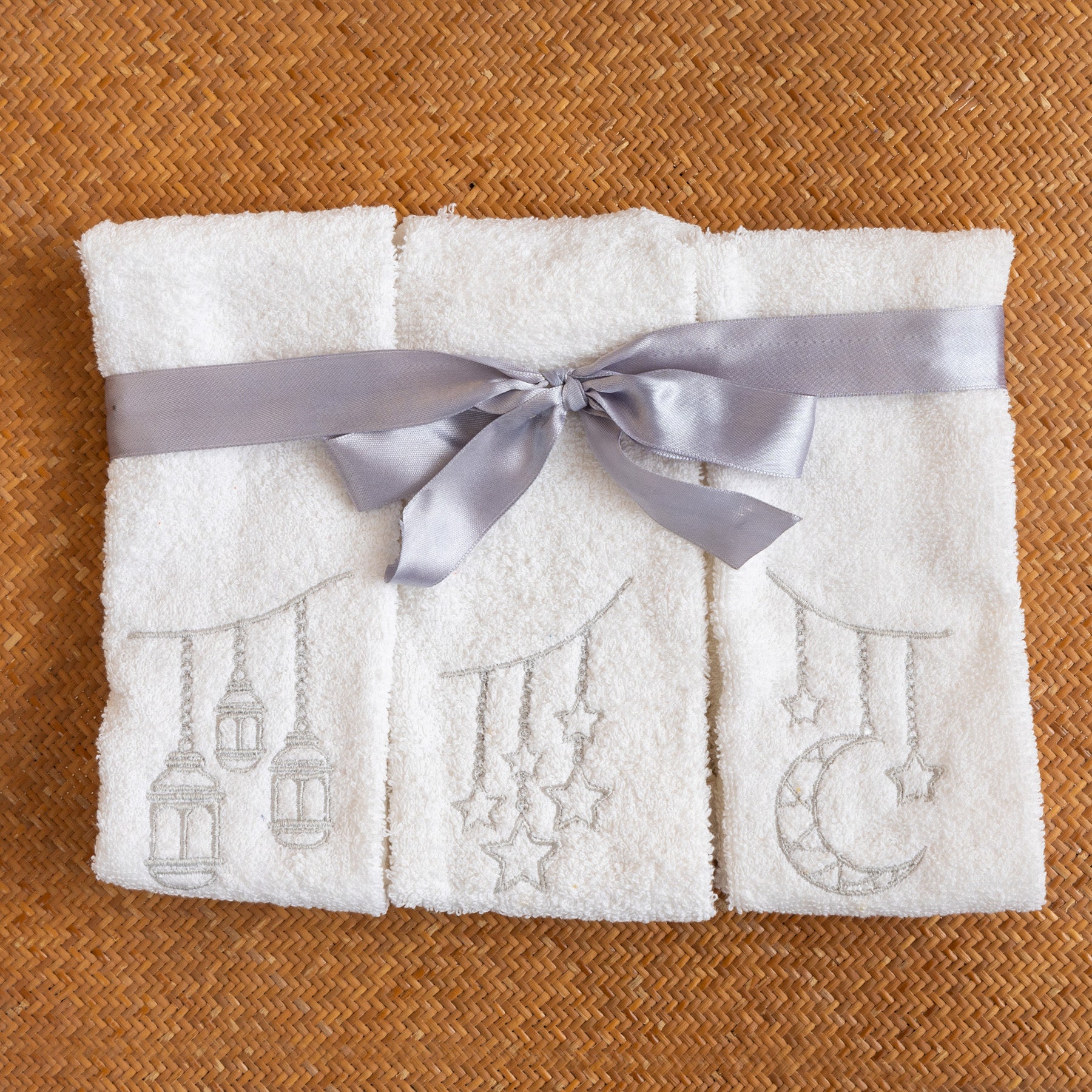 Ramadan Embroidery Towel Set 3 PCS