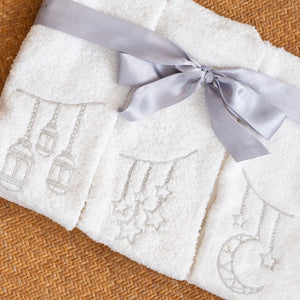 Ramadan Embroidery Towel Set 3 PCS