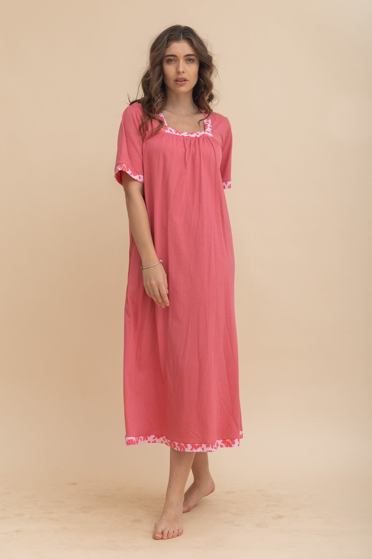 2 Tone Color Nightdress