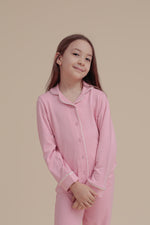 Load image into Gallery viewer, Girls Super soft PJ Set with button
