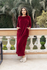 Load image into Gallery viewer, Velvet Simple Loungedress
