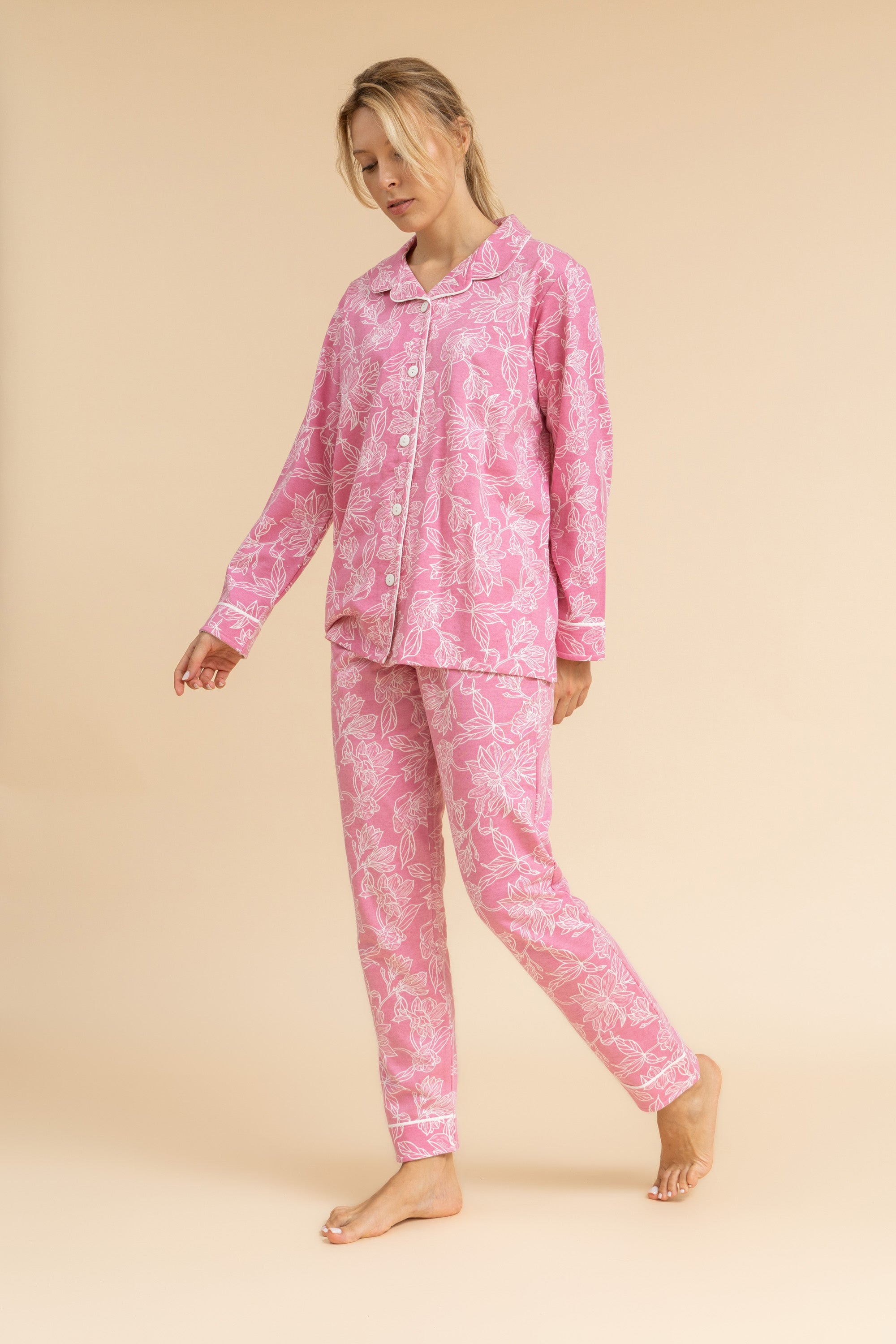Floral print 100% cotton Pajama