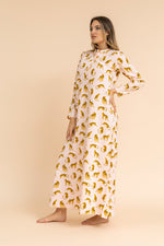 Load image into Gallery viewer, Leopard print 100% cotton nightdress with button detail
