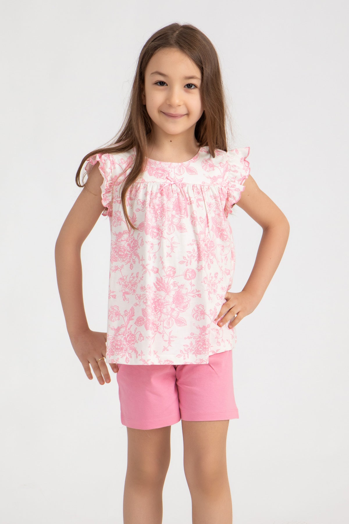Bouquet of Flower print Short Set