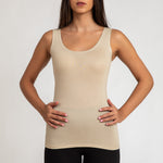 Load image into Gallery viewer, Women&#39;s Wide Strap Viscose Tank Top Undershirt
