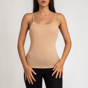 Womens' 100% Cotton Cami Vest