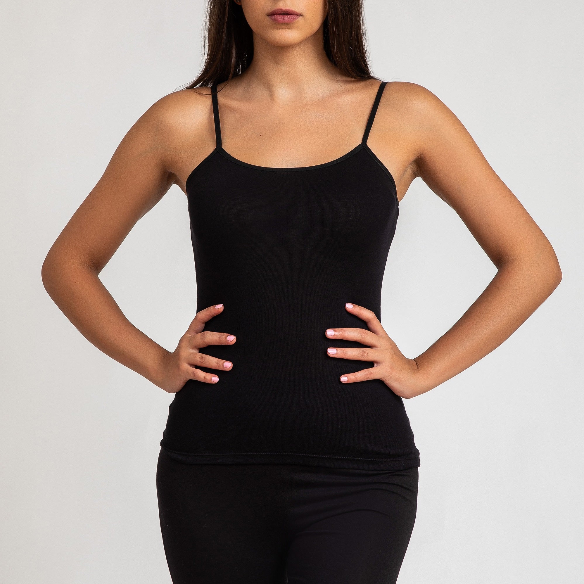 Womens' 100% Cotton Cami Vest