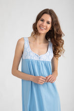 Load image into Gallery viewer, Classic Loungedress with lace

