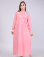 Load image into Gallery viewer, Soft Viscose Lace Trimed Nightgown
