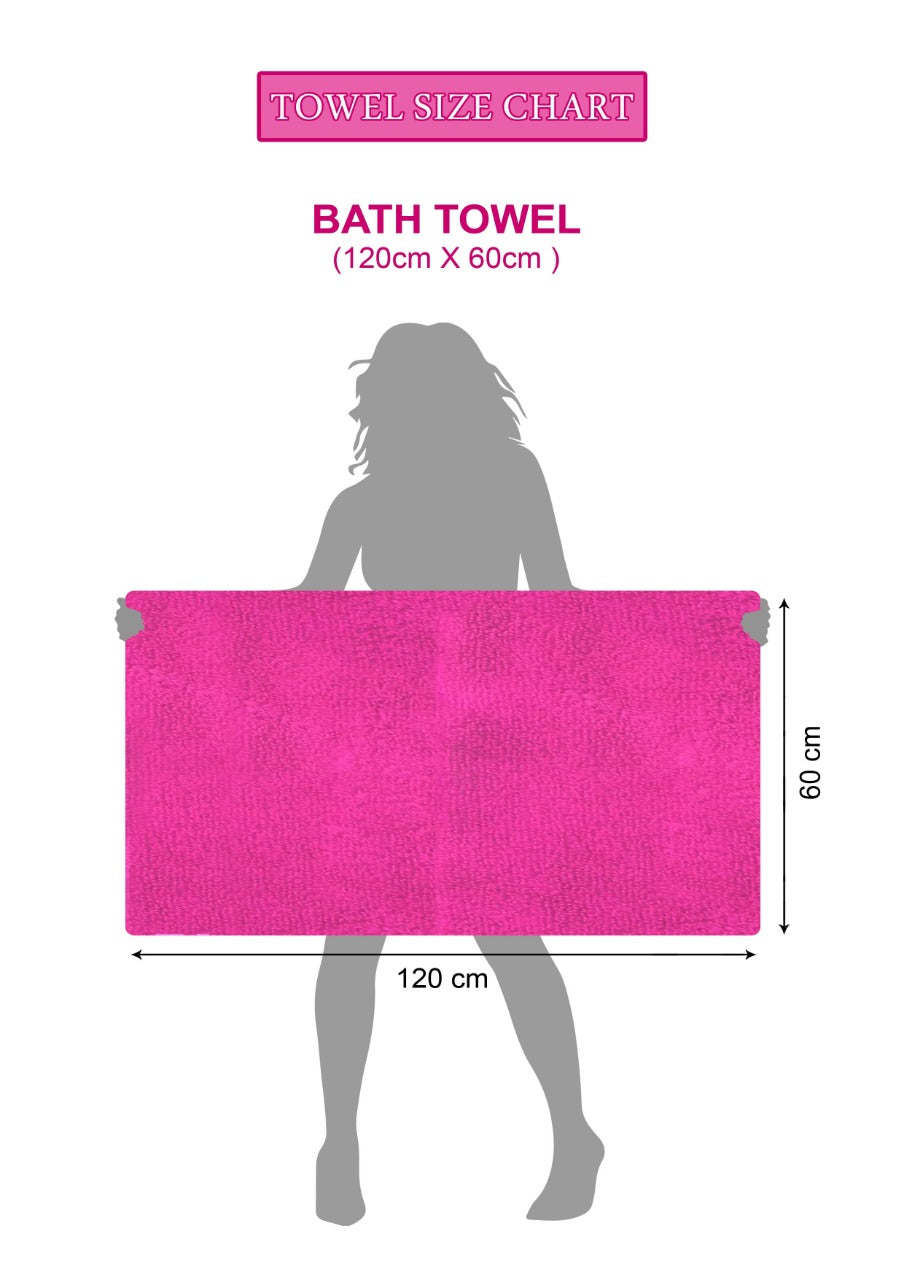 Plain Bath Towel 120X60